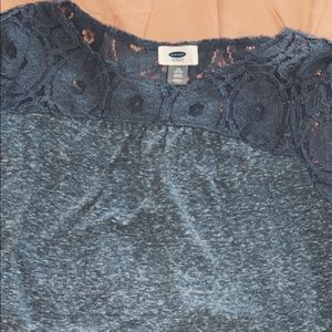 old navy lace tee